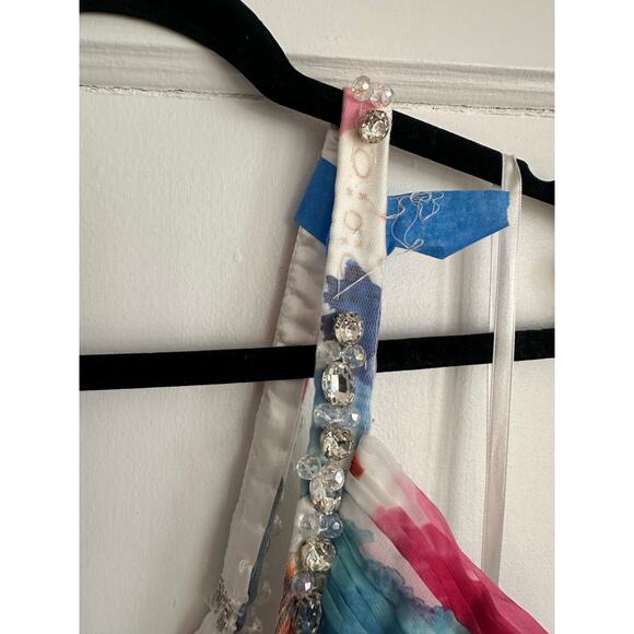 Mac Duggal 2219 Floral Gown NWT Size 4 – Beaded Straps Flawed - Picture 11 of 16